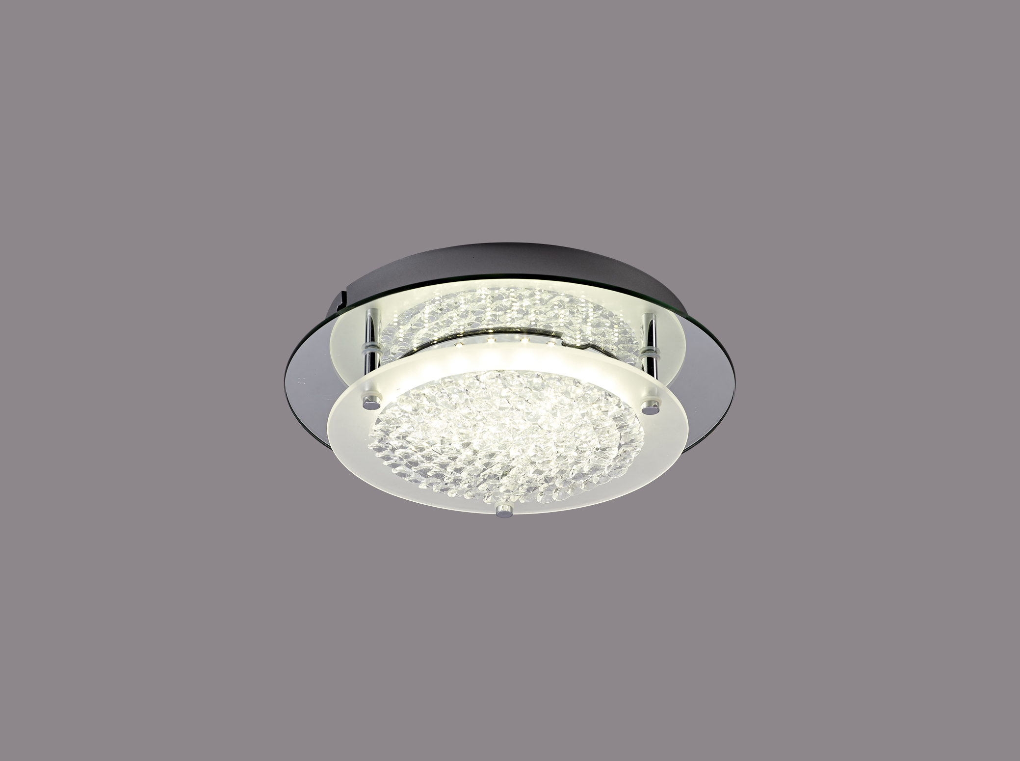 Gino Crystal Ceiling Lights Deco Flush Crystal Fittings